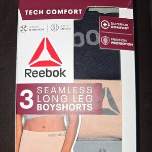 Reebok Seamless Long Leg Boyshorts NWT